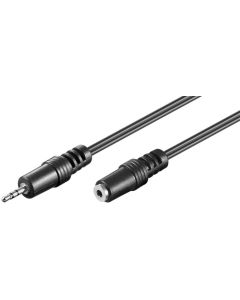 2,5mm jack forlengerkabel 2m