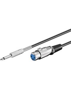 Microphone connectiln kabel blå 6m