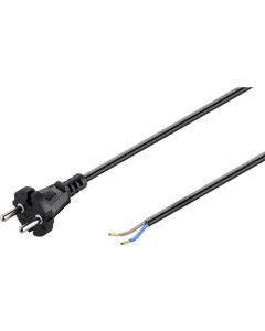 UniversalLedning til støvsuger, 7,5 m, sort