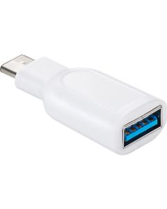 USB-C adapter, hvit,