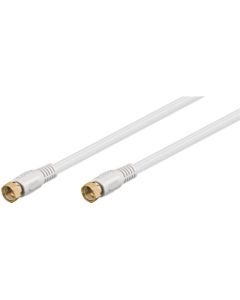 SAT kabel hvid, 7,5m