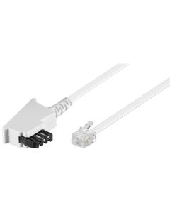 TAE-F kabel til RJ11/RJ14 han (6P4C) 6m