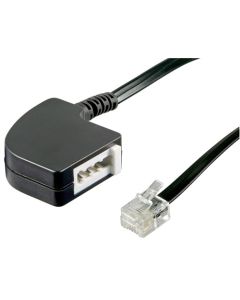 TAE adapter TAE-F hun til RJ11/RJ14 (6P4C) - 1 pcs.