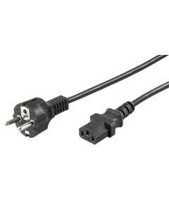 Ledning, 1.5 m, sort