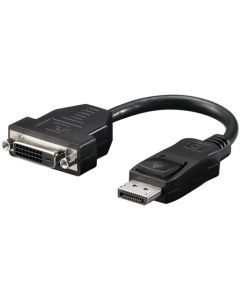 DisplayPort til DVI-D-adapter med DVI-I-kontakt - 0,2m