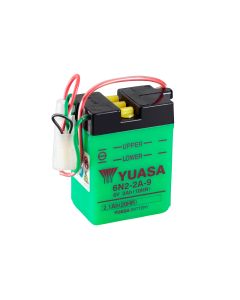 Yuasa 6N2-2A-9 (DC) 6V Batteri til Motorcykel