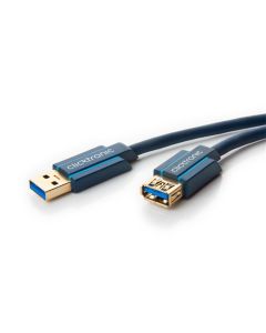 Clicktronic Casual USB 3,0 Extension- 1,8m - forlengerkabel til type-A USB stikk