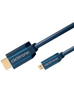 Clicktronic Casual Micro-HDMI adapter - 1m - HDMI til Micro-HDMI