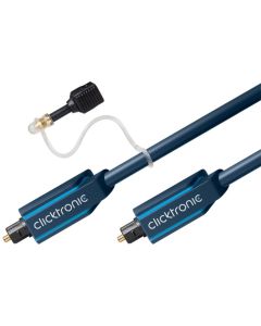Clicktronic Casual Opto-kabelsett - 0,5m - inkl, 3,5mm adapter