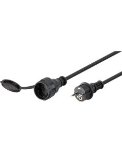 Strømkabel 10 m, sort