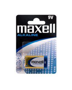 Maxell Long Life Alkaline 9V /6LR61 batteri - 1 stk.