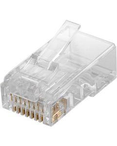 RJ45 CAT 5e UTP u. skjerm til rund kabel - 1 pcs.