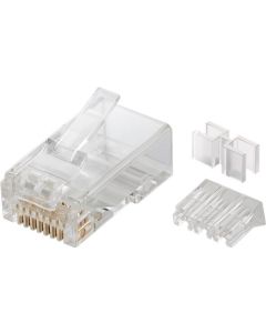 RJ45 CAT 6A UTP u. skjerm til rund kabel - 1 pcs.