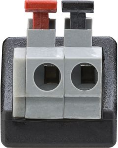 Terminal Block 2-pin til DC han 5,5x2,10mm - 1 pcs.