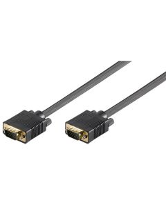 Full HD SVGA monitorkabel, sort, 0,8m,