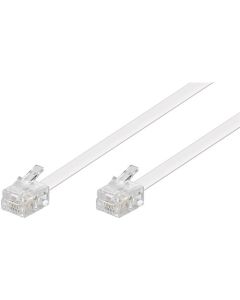 Telefonkabel RJ11/RJ14 han (6P4C) til RJ11/RJ14 han (6P4C)