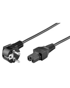 High-powerLedning, 2 m, sort