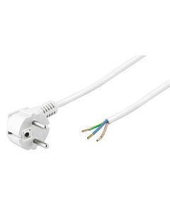 Strømkabel 3 m, hvit