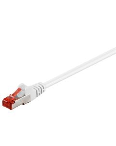 CAT 6 patchkabel S/FTP (PiMF), hvit, 15m