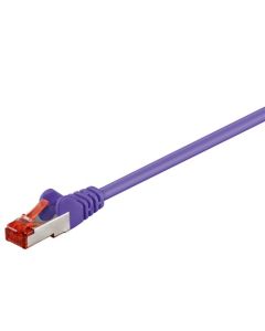 CAT 6 patchkabel S/FTP (PiMF), violett, 20m