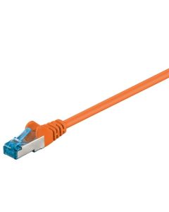 CAT 6a patchkabel S/FTP (PiMF), oransje, 2m