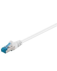 CAT 6a patchkabel S/FTP (PiMF), hvit, 2m