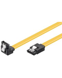 HDD S-ATA kabel Clip, gul, 0,2m,