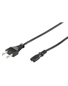 EuroLedning, 3 m, sort