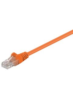 CAT 5e patchkabel, U/UTP, oransje, 0,5m
