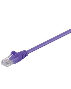 CAT 5e patchkabel, U/UTP, violett, 5m