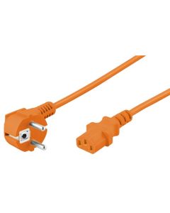 Ledning, Vinklet, 3 m, orange
