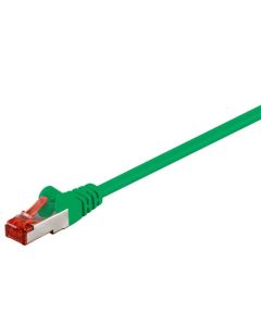 CAT 6 patchkabel S/FTP (PiMF), grønn, 2m