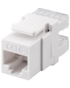 CAT 6 KeyStone RJ45 Jack, UTP ikke avskjermet, 250 MHz,