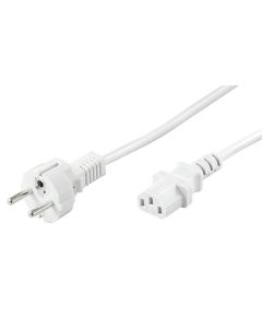 Ledning, 1,5 m, hvit