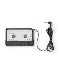 NEDIS Kassettadapter 35 mm hanplugg Sort