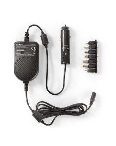 Nedis 15-12V Universal AC Strømforsyning til Bil (7 plugger)