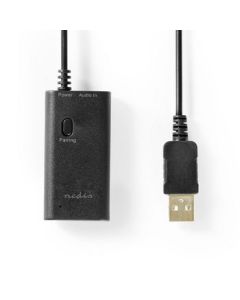 NEDIS Trådløs lydoverfører  Bluetooth®  Opptil 2 hodetelefoner  Svart