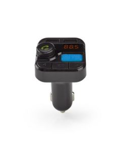 NEDIS FM-sender til bilen  Bluetooth®  Basforsterkning  MicroSD  Håndfri oppringing  Stemmestyring  2 x USB