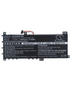 Batteri til Asus VivoBook S451 Laptop - 7,5V (kompatibelt)