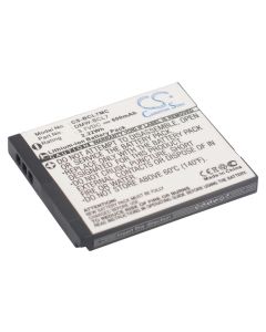 Batteri til Panasonic kamera Lumix DMC-F5 - 600mAh
