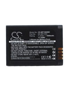 Batteri til Samsung kamera EV-NX1ZZZBMBUS - 1600mAh