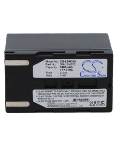 Batteri til Samsung kamera SC-D263 - 2400mAh