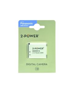 2-Power Kamerabatteri til Replaces Panasonic DMW-BCN10