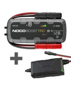 Noco Genius GB150 Boost HD - Jumpstarter til 12V + XGC4 (220V lader)