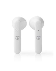 NEDIS Fullt Trådløse hodetelefoner   Bluetooth®   Touchkontroll   Ladeholder   Innebygd mikrofon   Støtter stemmestyring   Hvit