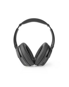 NEDIS Bluetooth over-ear-hodetelefoner   24 timers spilletid   25 dB Støyreduksjon   Rask opplading   Svart