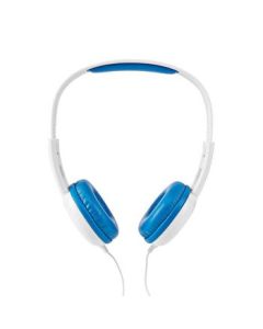 NEDIS in-Ear Wired hodetelefoner   3.5 mm   Kabellengde: 1.20 m   82 dB   Blå/Hvit