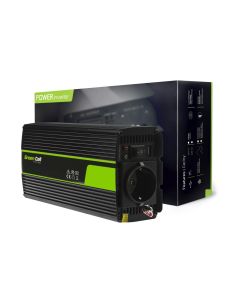 Green Cell Inverter for bil 12V til 230V, 500W/1000W Modifisert sinus