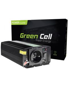 Green Cell Inverter for bil 24V til 230V, 500W/1000W Modifisert sinus