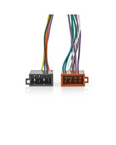 Nedis, Kenwood 16-Pin ISO-kabel  Radiostik - 2 x bilstik  0,15 m  Flerfarvet